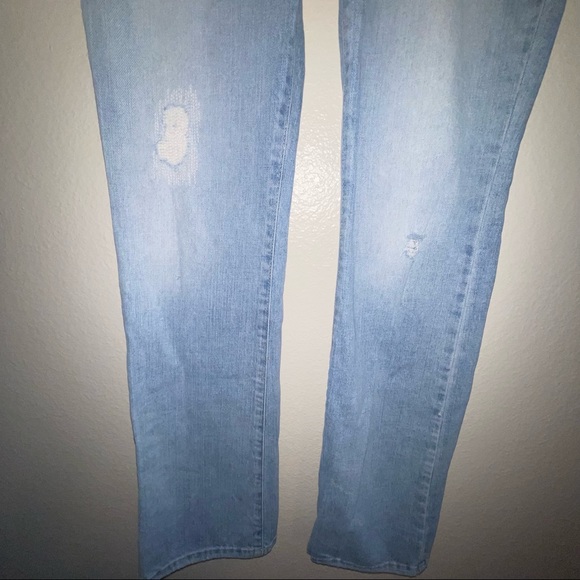 Vintage Guess Daredevil Jeans Distressed Style! Ultra Low Rise Womenβs Jeans! - Picture 4 of 10